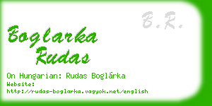 boglarka rudas business card