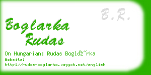 boglarka rudas business card